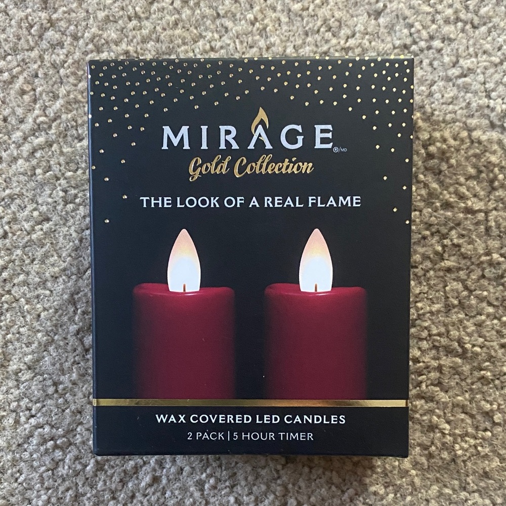 Mirage Gold Collection LED Candles